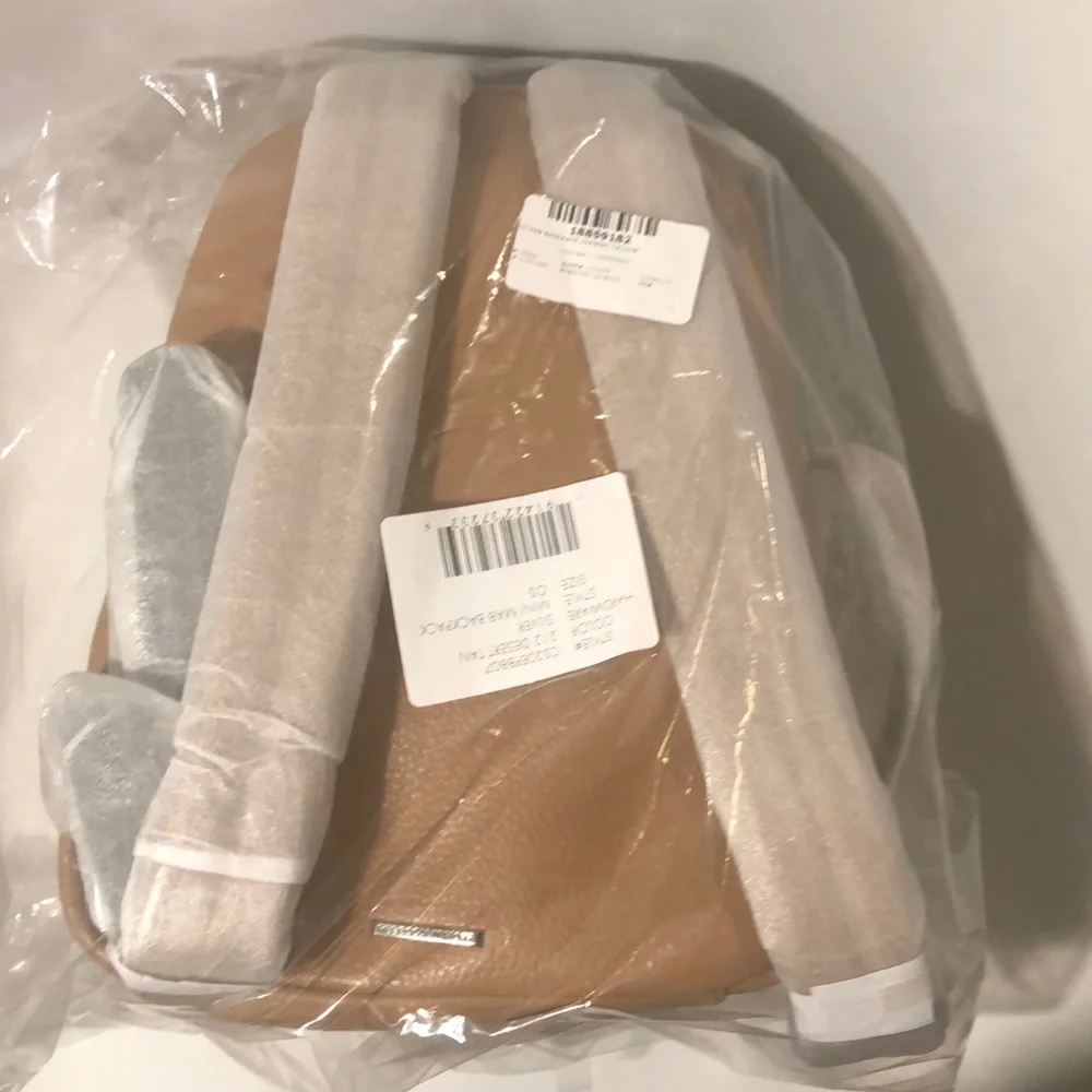 NWT $250 Rebecca Minkoff Mini Mab Leather Backpack in Tan!